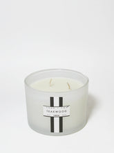 Teakwood 12 oz scented candle